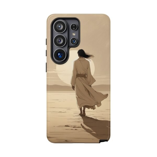 Desert Wanderer Phone Case — Sunset Silhouette iPhone Cover