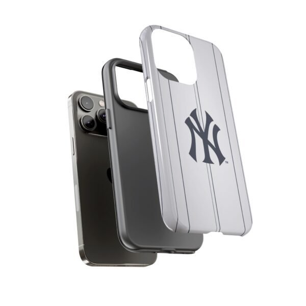 New York Yankees Pinstripe Tough Phone Case — MLB Logo Protective Phone Cover