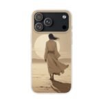 Phone Case — Desert Sunset Wanderer Clear Flexi Case