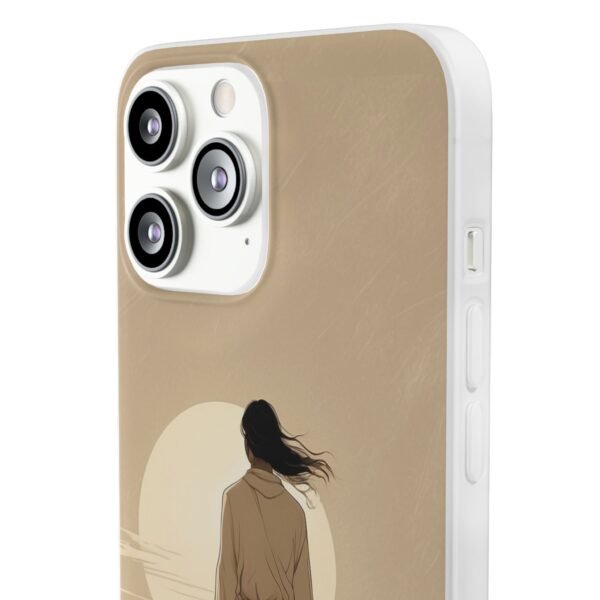 Phone Case — Desert Sunset Wanderer Clear Flexi Case