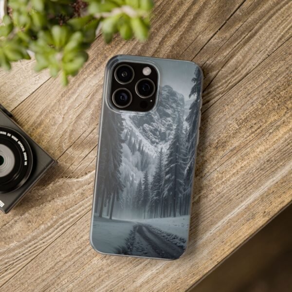 Winter Mountain Forest Scenic Phone Case