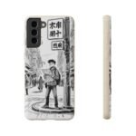 Biodegradable Phone Case – Japanese Manga City Street Design