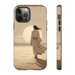 Desert Wanderer Phone Case — Sunset Silhouette iPhone Cover