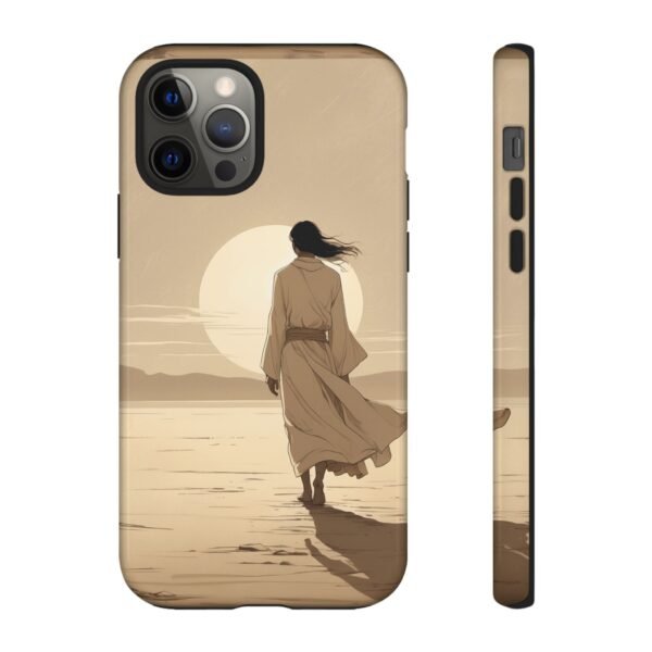 Desert Wanderer Phone Case — Sunset Silhouette iPhone Cover