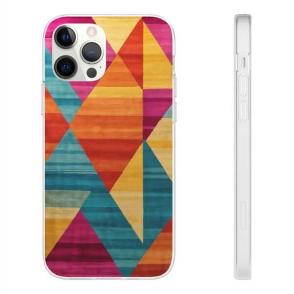 Colorful Geometric Abstract Flexi Phone Case