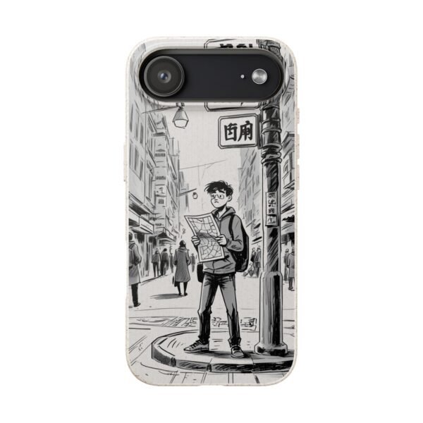 Biodegradable Phone Case – Japanese Manga City Street Design
