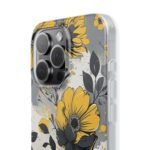 Yellow & Gray Floral Phone Case