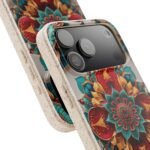 Biodegradable Phone Case – Colorful Mandala Floral Design