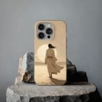 Phone Case — Desert Sunset Wanderer Clear Flexi Case