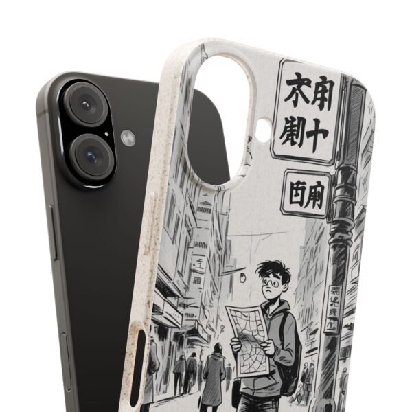 Biodegradable Phone Case – Japanese Manga City Street Design
