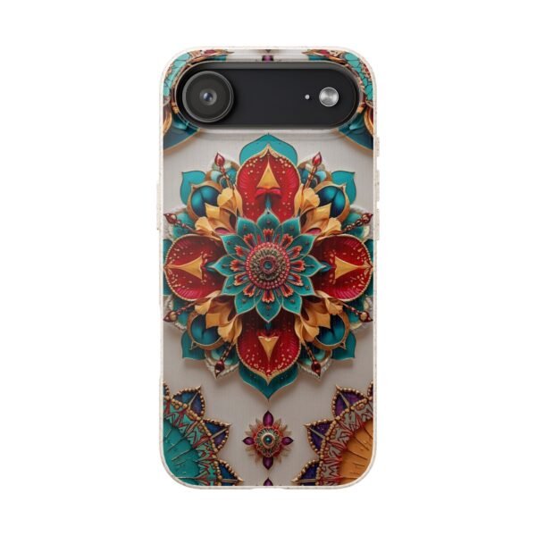 Biodegradable Phone Case – Colorful Mandala Floral Design