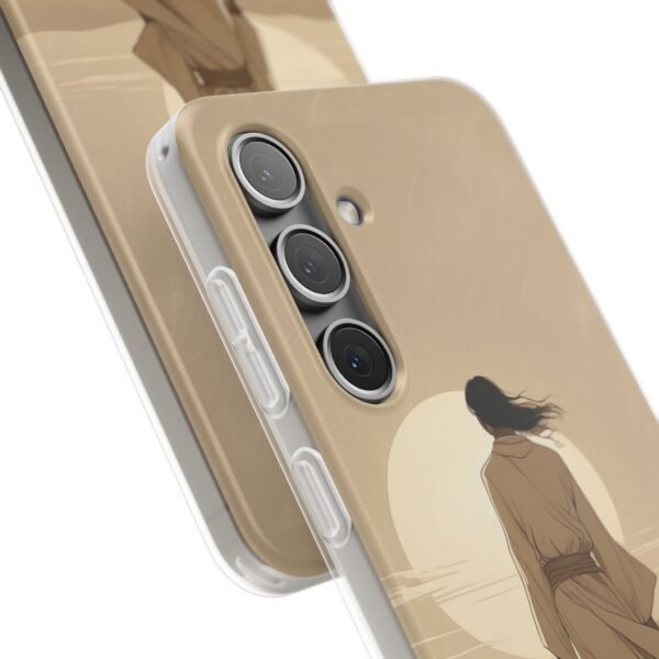 Phone Case — Desert Sunset Wanderer Clear Flexi Case