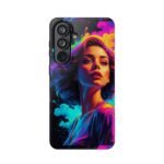 Vibrant Neon Woman Magnetic Phone Case