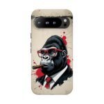 Gorilla Smoking Cigar Phone Case — Tough Businessman Design