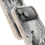 Biodegradable Phone Case – Black and White Urban Street