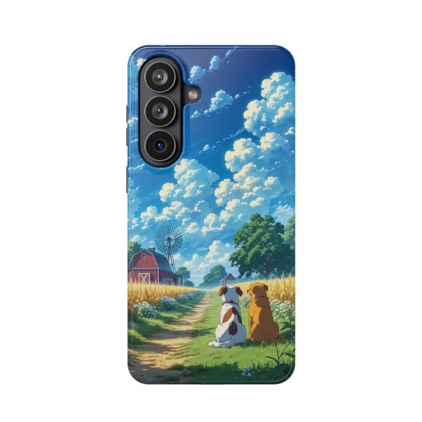 Dog Walking Countryside Magnetic Phone Case
