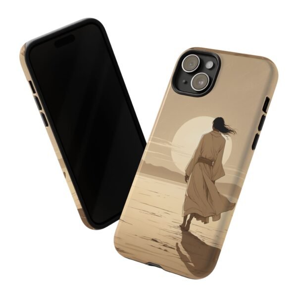 Desert Wanderer Phone Case — Sunset Silhouette iPhone Cover