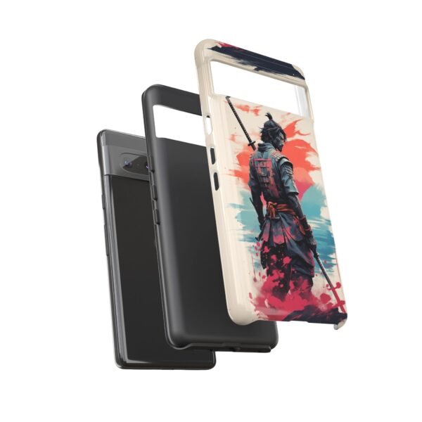 Samurai Warrior Phone Case — Artistic Sumi-E Style iPhone & Android Protective Cover