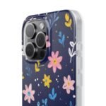 Floral Phone Case — Navy Ditsy Flowers Protective Flexi Case