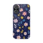 Floral Phone Case — Navy Ditsy Flowers Protective Flexi Case