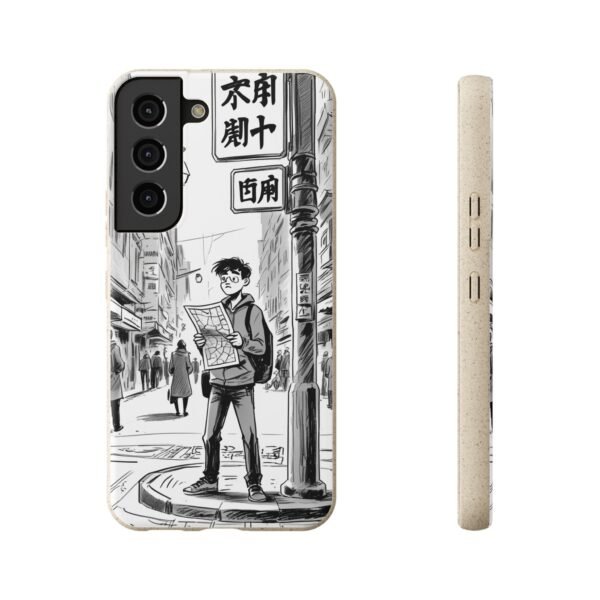 Biodegradable Phone Case – Japanese Manga City Street Design