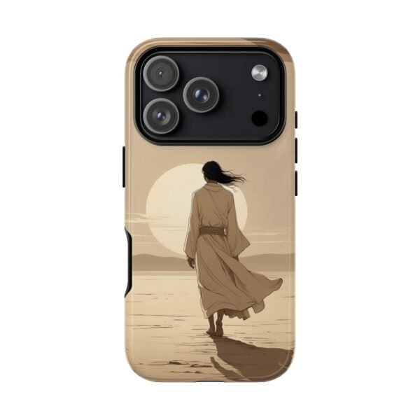 Desert Wanderer Phone Case — Sunset Silhouette iPhone Cover