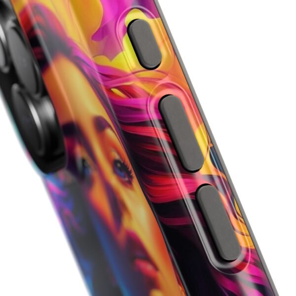 Vibrant Neon Woman Magnetic Phone Case