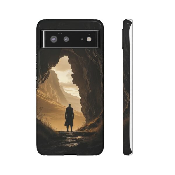 Phone Case — Lone Traveler Cave Silhouette Sunset