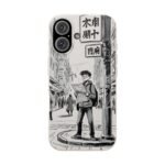 Biodegradable Phone Case – Japanese Manga City Street Design