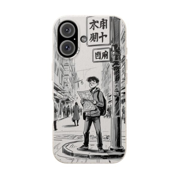 Biodegradable Phone Case – Japanese Manga City Street Design