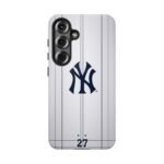 New York Yankees Pinstripe Tough Phone Case — MLB Logo Protective Phone Cover