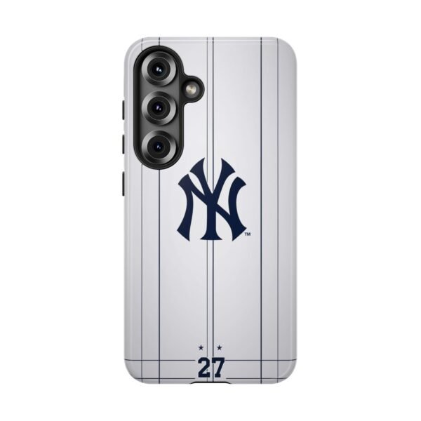 New York Yankees Pinstripe Tough Phone Case — MLB Logo Protective Phone Cover