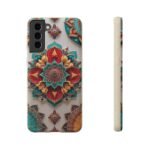 Biodegradable Phone Case – Colorful Mandala Floral Design