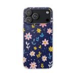 Floral Phone Case — Navy Ditsy Flowers Protective Flexi Case