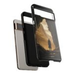 Phone Case — Lone Traveler Cave Silhouette Sunset