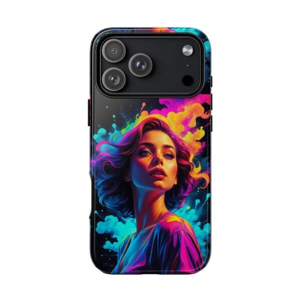 Neon Muse Phone Case — Vibrant Portrait Tough Case