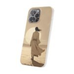 Phone Case — Desert Sunset Wanderer Clear Flexi Case