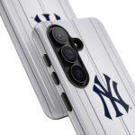 New York Yankees Pinstripe Tough Phone Case — MLB Logo Protective Phone Cover
