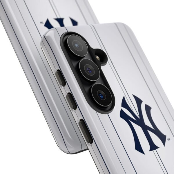 New York Yankees Pinstripe Tough Phone Case — MLB Logo Protective Phone Cover