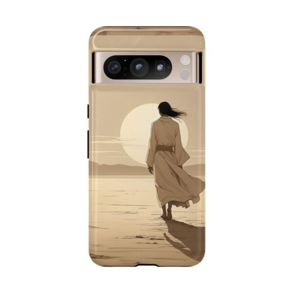 Desert Wanderer Phone Case — Sunset Silhouette iPhone Cover