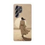 Phone Case — Desert Sunset Wanderer Clear Flexi Case