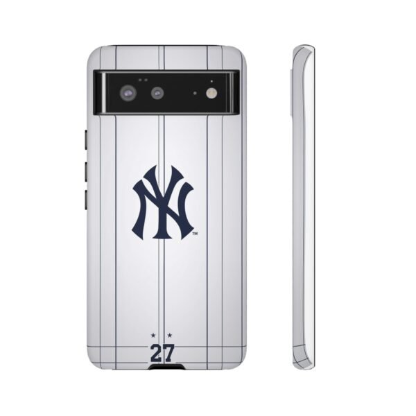 New York Yankees Pinstripe Tough Phone Case — MLB Logo Protective Phone Cover