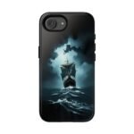 Ship in Storm Phone Case — Dark Nautical Ocean Waves Protective Cover
