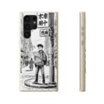 Biodegradable Phone Case – Japanese Manga City Street Design
