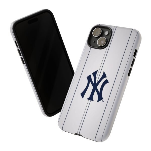 New York Yankees Pinstripe Tough Phone Case — MLB Logo Protective Phone Cover