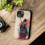Samurai Warrior Phone Case — Artistic Sumi-E Style iPhone & Android Protective Cover