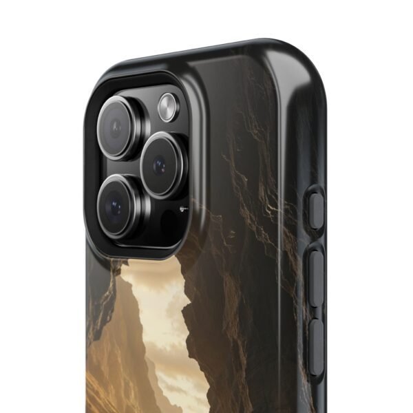 Cinematic Mountain Cave Adventure Magnetic Phone Case