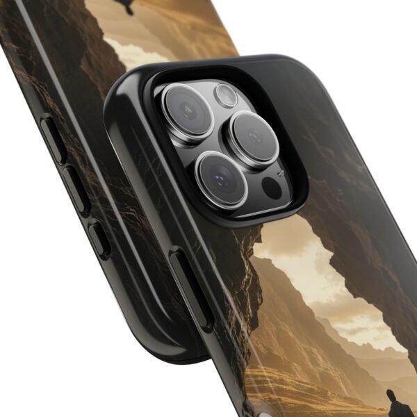Phone Case — Lone Traveler Cave Silhouette Sunset