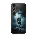 Ship in Storm Phone Case — Dark Nautical Ocean Waves Protective Cover