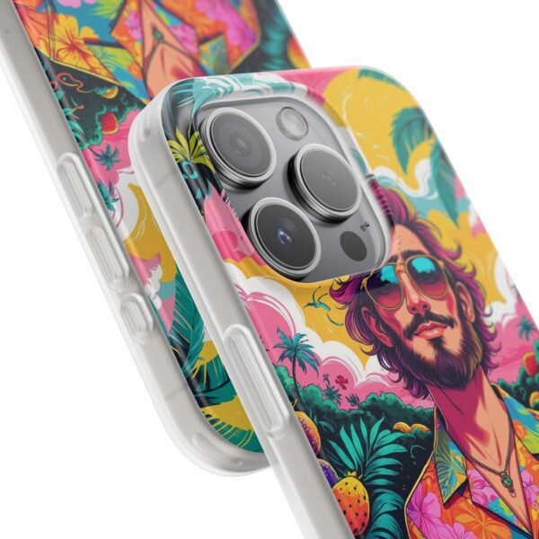 Tropical Hawaiian Shirt Man Flexi Phone Case